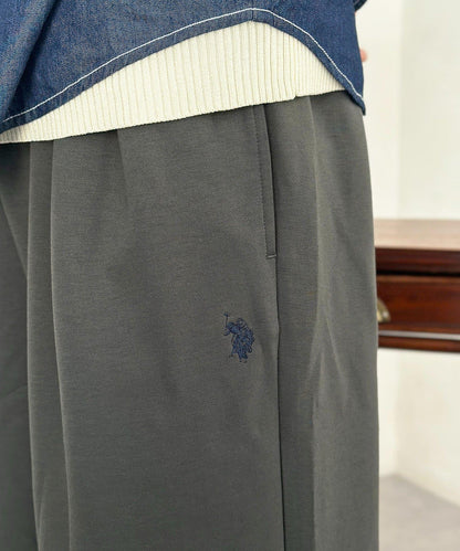 U.S. POLO ASSN. 可成套 羅馬布鬆緊休閒褲