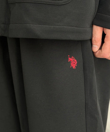 U.S. POLO ASSN. 可成套 羅馬布鬆緊休閒褲