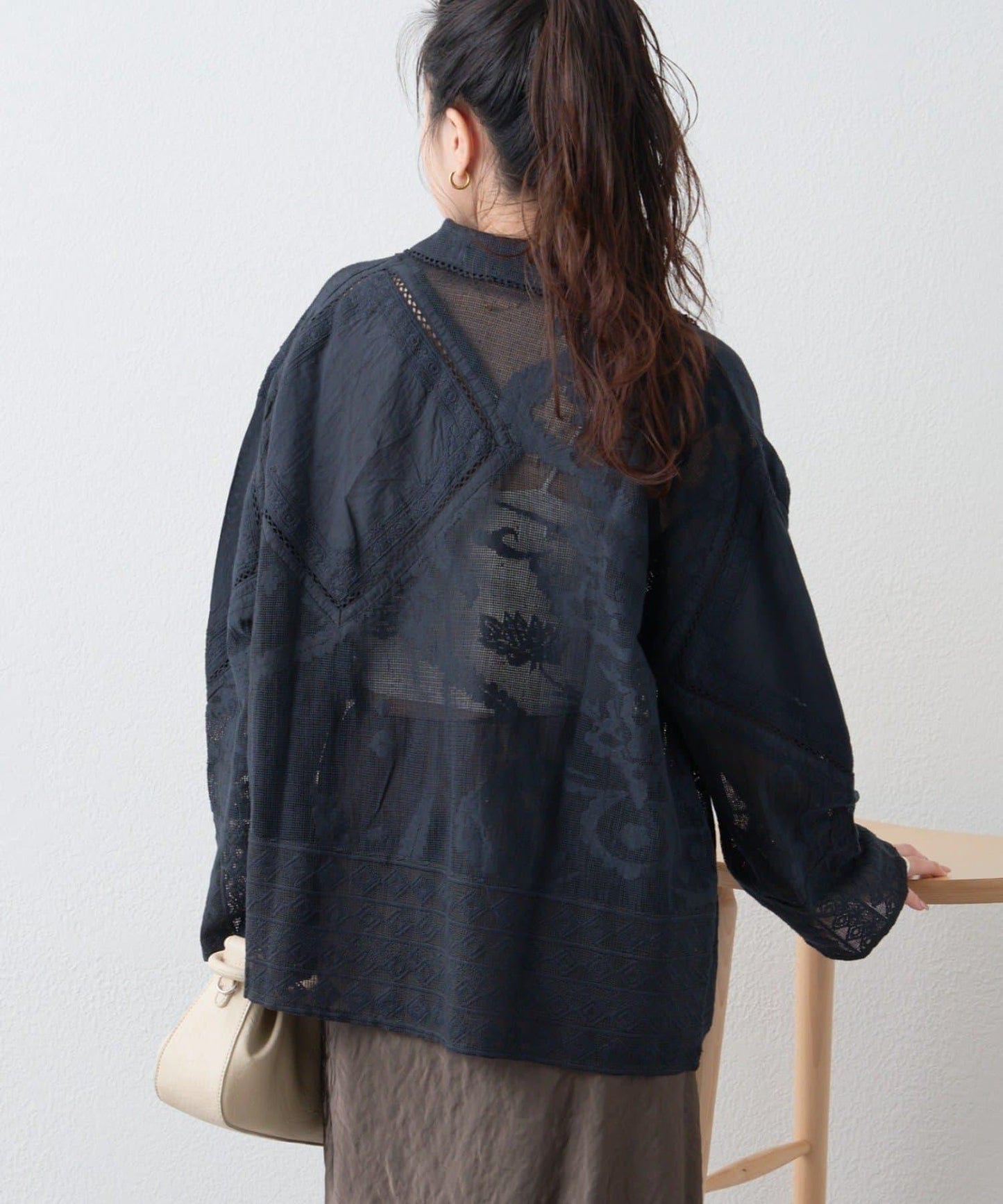 CIAOPANIC TYPY india 蕾絲改造風 襯衫夾克