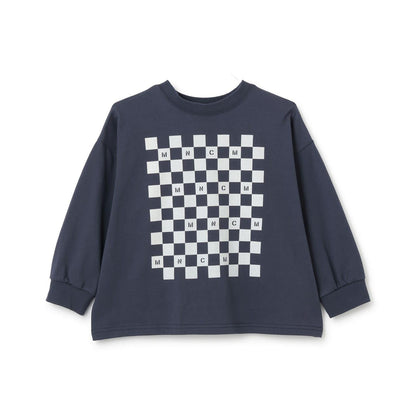 防汙速幹不易變形 雙面可穿 方格旗印花 T恤 MNCM款