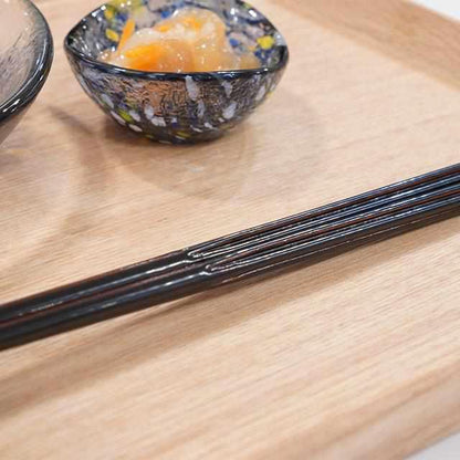 【箸】モダン hanataba urushi 黒 | 若狭の塗箸 | 箸蔵まつかん