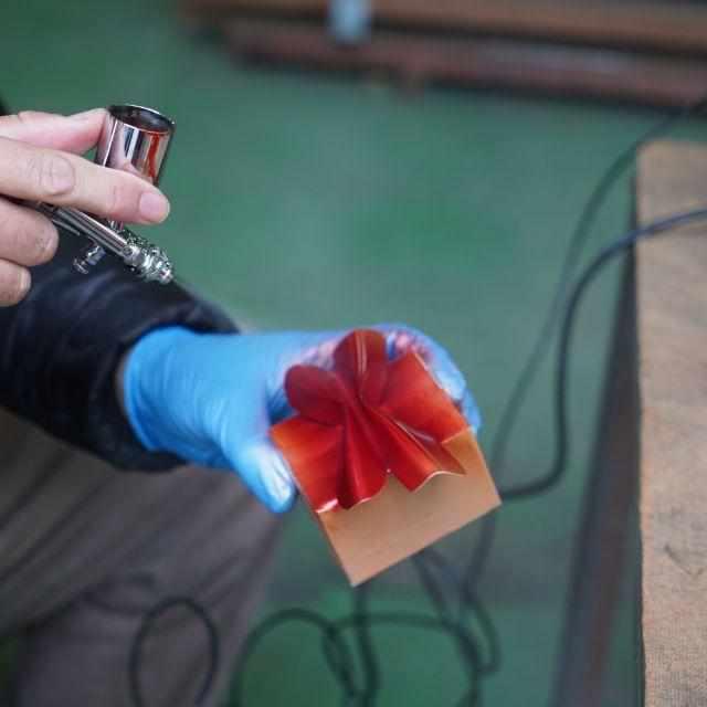 【板金加工】日青工業 蝶ネクタイ Metal Butterfly アグリアス・クラウディナ