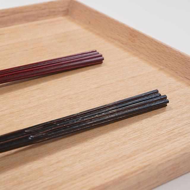 【箸】モダン hanataba urushi 黒 | 若狭の塗箸 | 箸蔵まつかん