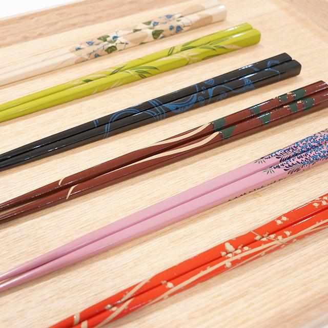 【箸】琳派×輪島塗 竹 | 若狭塗 | 箸蔵まつかん