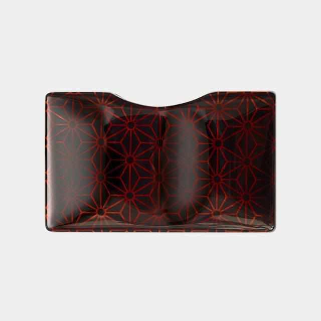 【カードケース】土直漆器 うるしの名刺入れ VYAC CARD CASE 麻の葉 | 越前漆器 | 匠市