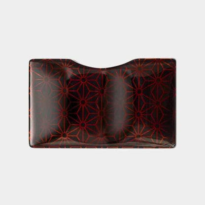 【カードケース】土直漆器 うるしの名刺入れ VYAC CARD CASE 麻の葉 | 越前漆器 | 匠市