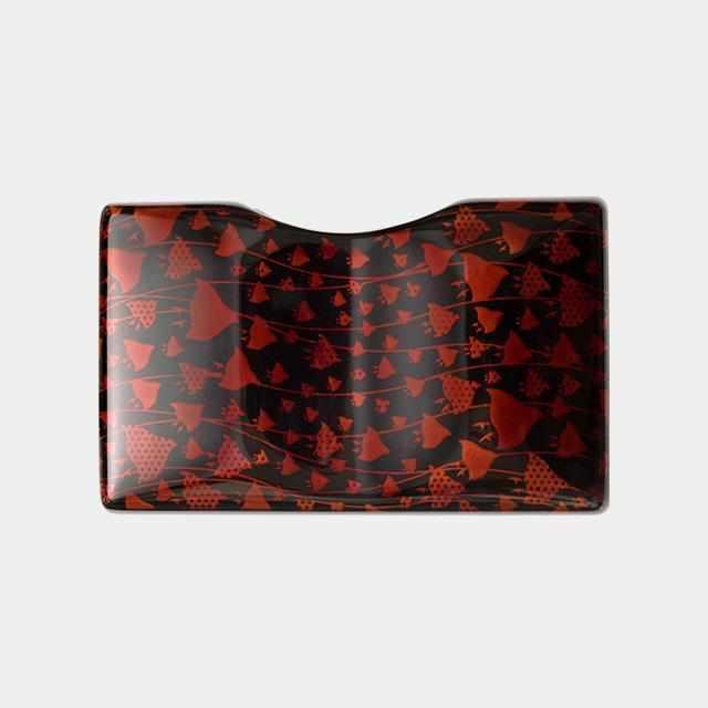 【カードケース】土直漆器 うるしの名刺入れ VYAC CARD CASE 波千鳥 | 越前漆器 | 匠市