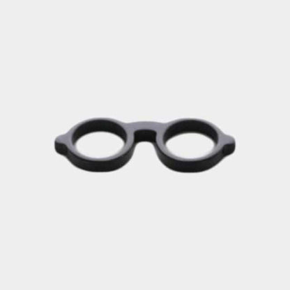 【ピンバッチ】ラペルピン・メガネホルダーになるピンバッチ megane pin (ブラック) | 鯖江の眼鏡 | 匠市