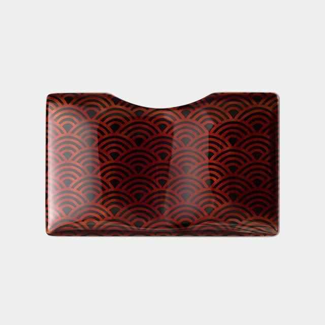 【カードケース】土直漆器 うるしの名刺入れ VYAC CARD CASE 青海波 | 越前漆器 | 匠市