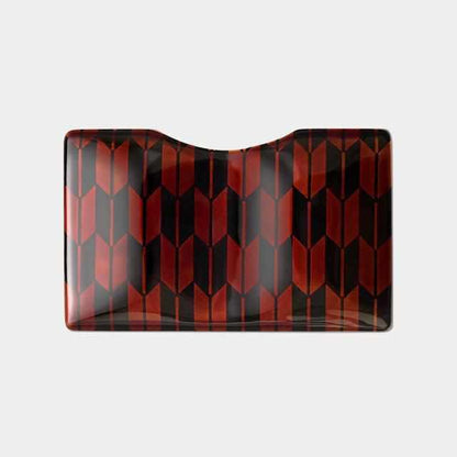 【カードケース】土直漆器 うるしの名刺入れ VYAC CARD CASE 矢絣 | 越前漆器 | 匠市