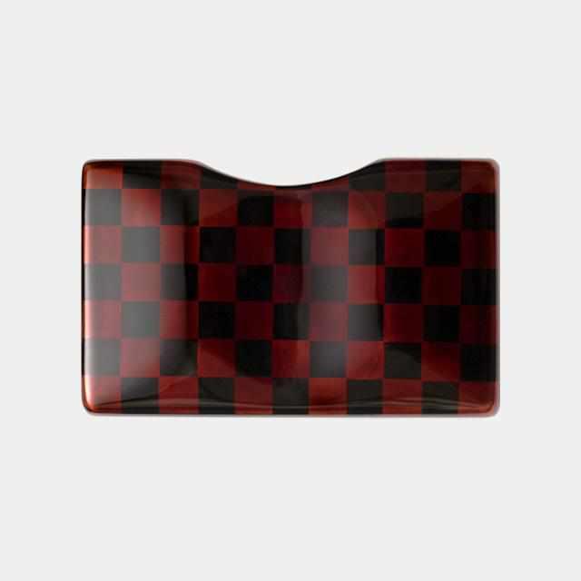 【カードケース】土直漆器 うるしの名刺入れ VYAC CARD CASE 市松 | 越前漆器 | 匠市