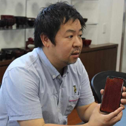 【カードケース】土直漆器 うるしの名刺入れ VYAC CARD CASE 青海波 | 越前漆器 | 匠市