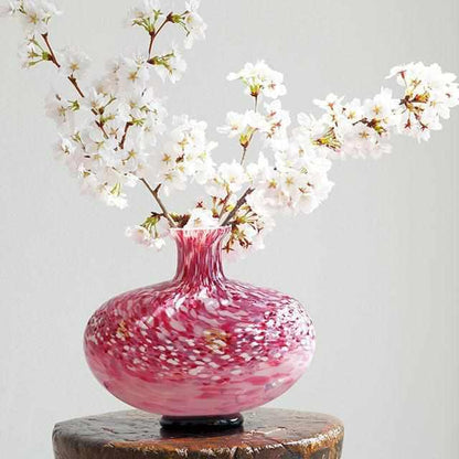 【花瓶】花あかり | 津軽びいどろ | 北洋硝子 (アデリア)