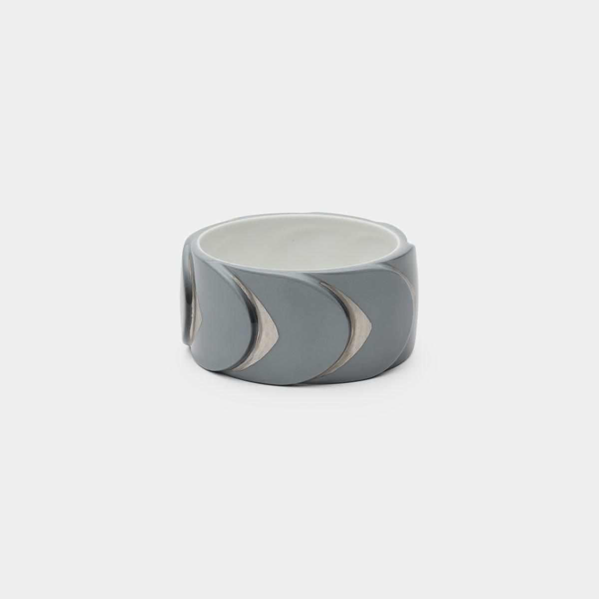 【有田焼】2016/ サスキア ディーツ ブレスレット ドレーク カフ NO2 (グレイシルバー)