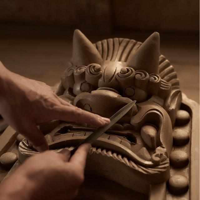 【鬼瓦インテリア】室内に飾る鬼瓦:神谷晋 | 三州鬼瓦 | 鬼瓦家守(新東)