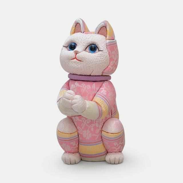 【招き猫】星に願いを (横段折り) | 江戸木目込み | 柿沼人形