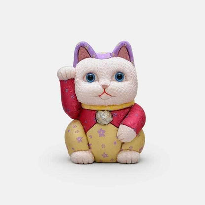 【招き猫】光彩 S | 江戸木目込み | 柿沼人形