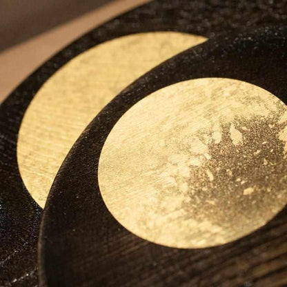 【ボウル】おぼろ月 8寸 (漆) | 金沢箔 | 箔一