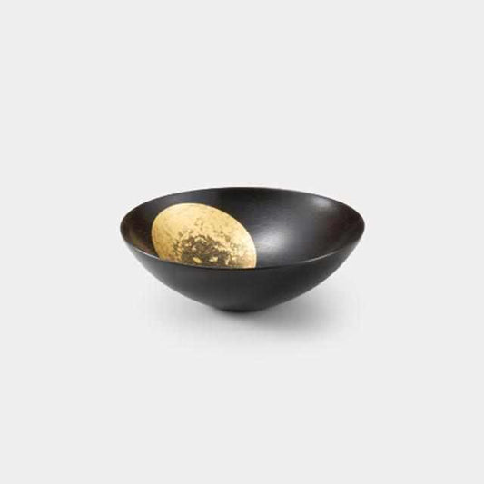 【ボウル】おぼろ月 6寸 (漆) | 金沢箔 | 箔一
