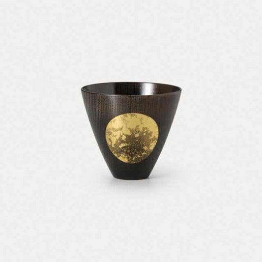 【カップ】おぼろ月 漆 (S) | 金沢箔 | 箔一