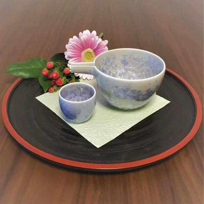 【片口】花結晶 (銀藤) | 京焼-清水焼 | 陶葊