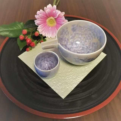 【片口】花結晶 (銀藤) | 京焼-清水焼 | 陶葊