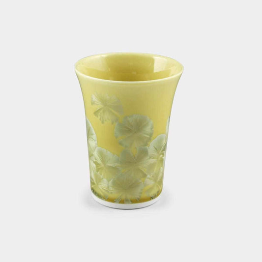 【フリーカップ】花結晶 (黄) | 京焼-清水焼 | 陶葊