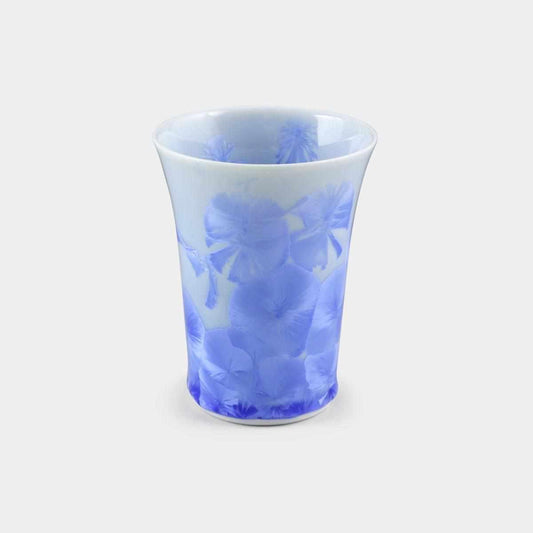 【フリーカップ】花結晶 (青) | 京焼-清水焼 | 陶葊