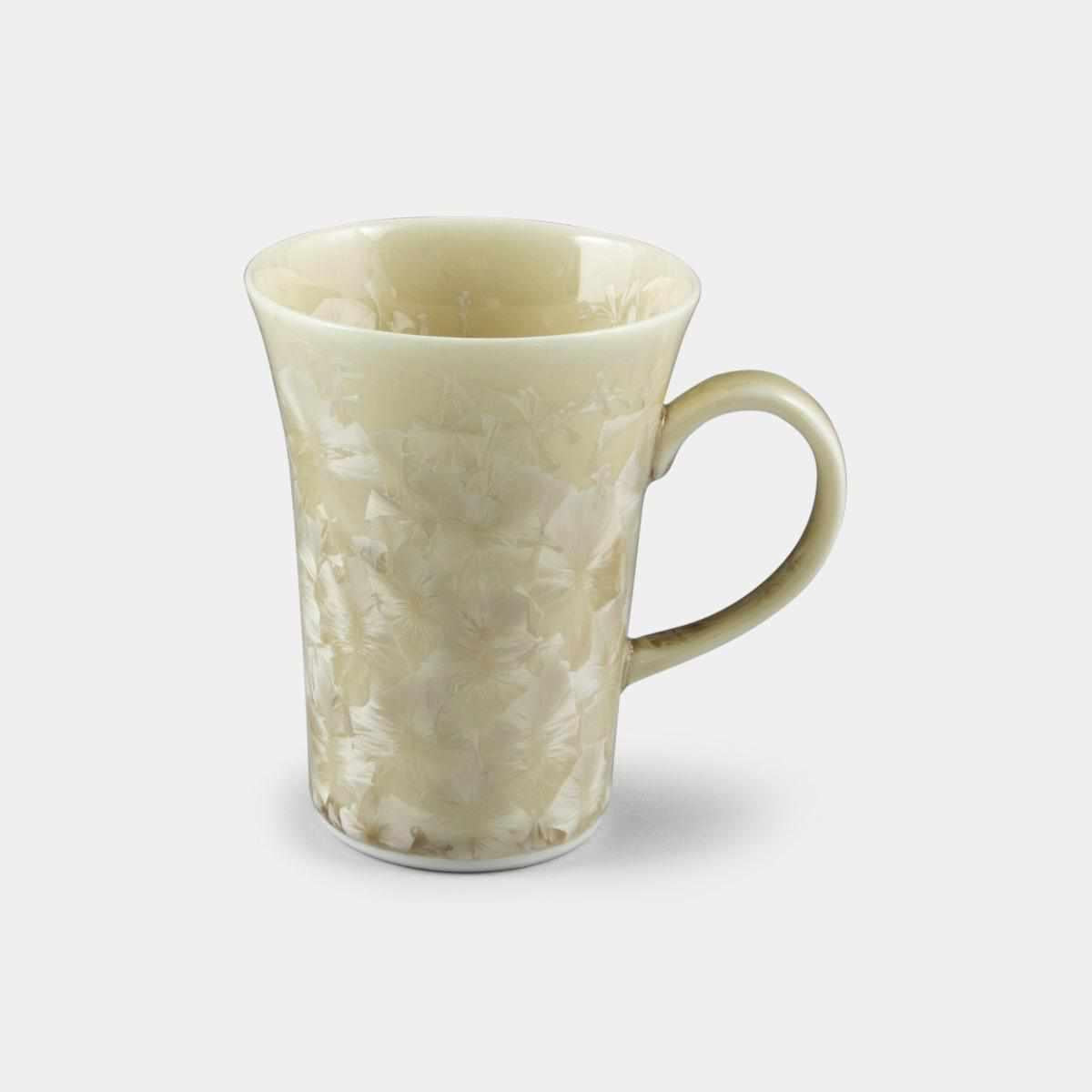 【マグカップ】花結晶 (茶) | 京焼-清水焼 | 陶葊