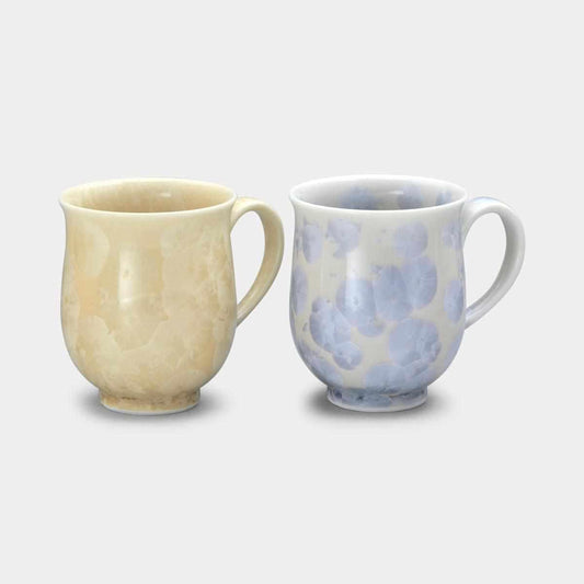 【マグカップ2点セット】花結晶 (銀花 金花) | 京焼-清水焼 | 陶葊