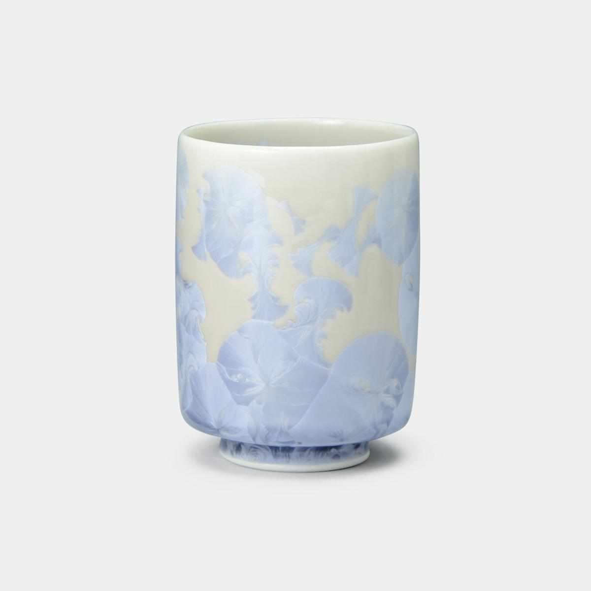 【湯呑み】花結晶 (銀藤) 湯呑み | 京焼-清水焼 | 陶葊