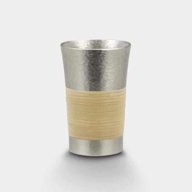 【タンブラー】籐巻きスタンダード | 大阪浪華錫器