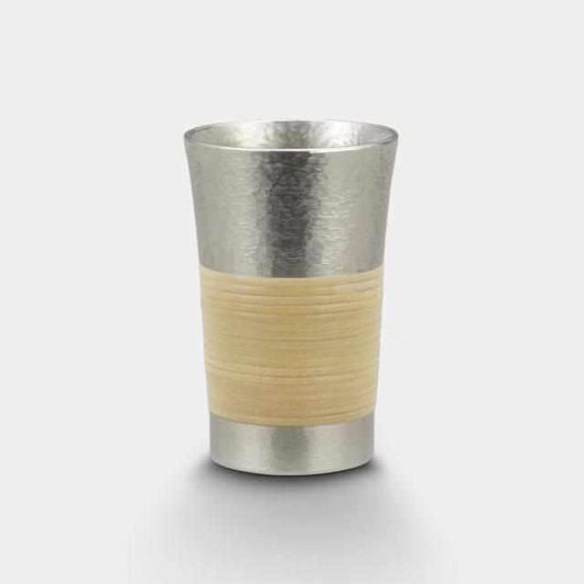 【タンブラー】籐巻きスタンダード | 大阪浪華錫器