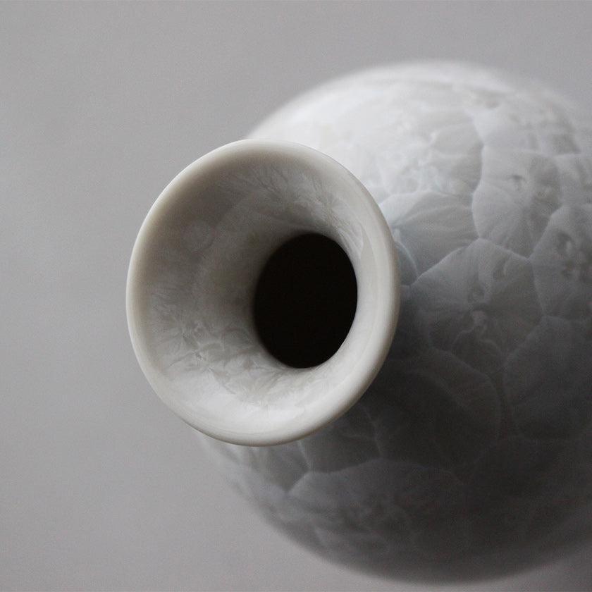 【酒器3点セット】花結晶 (白地赤青) | 京焼-清水焼 | 陶葊