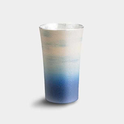 【タンブラー】津軽仕上げ 微粒面 空と海 | 大阪浪華錫器
