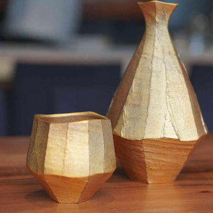 【陶芸家】藤岡光一 黄金 とっくり