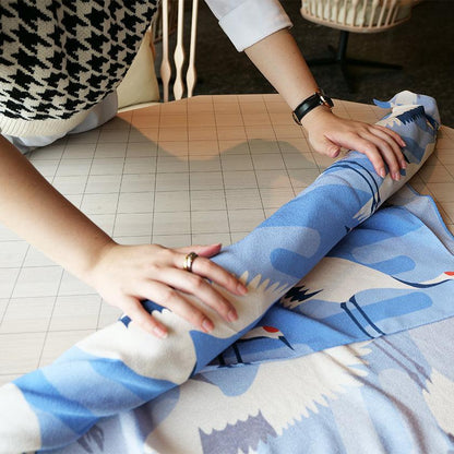 【風呂敷】鶴霞 たづかすみ (二越ちりめん96cm) | 超撥水加工| 朝倉染布