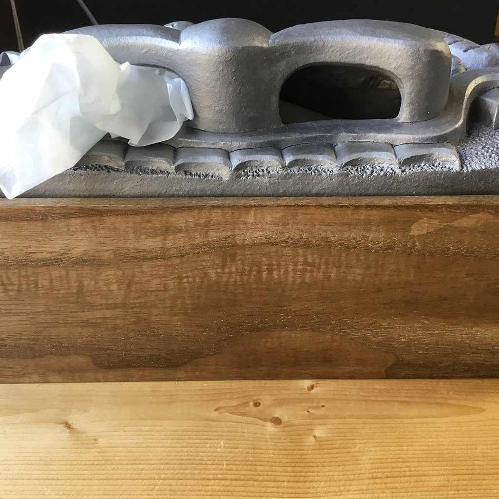 【三州鬼瓦】鬼福製鬼瓦所 ティッシュケース(笑顔の鬼瓦)