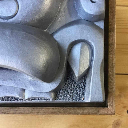 【三州鬼瓦】鬼福製鬼瓦所 ティッシュケース(睨んだ顔の鬼瓦)