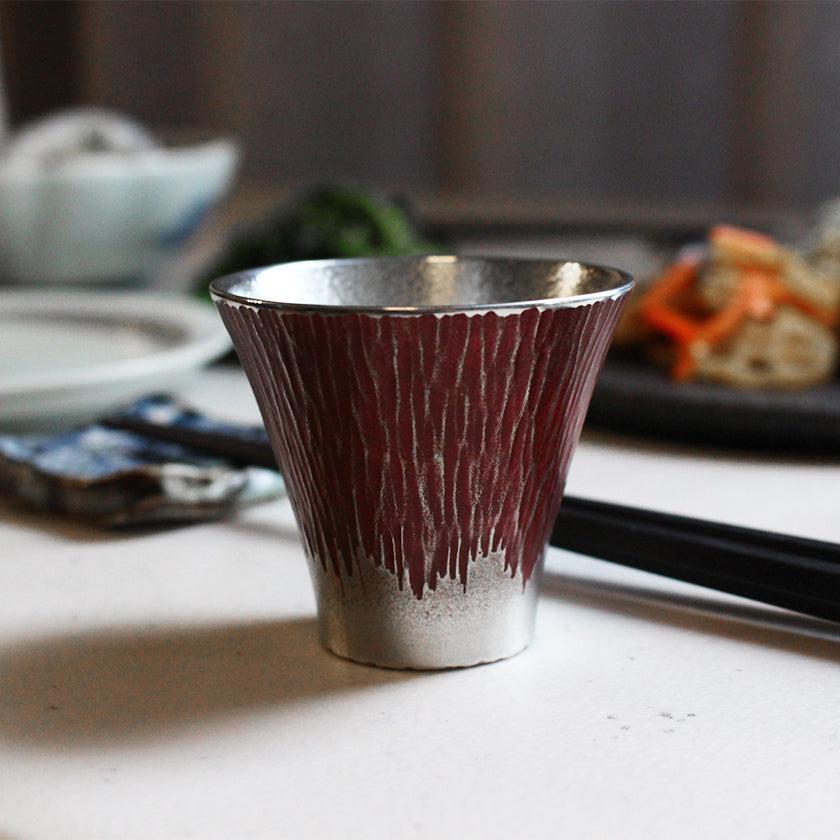富士山系列 酒杯 大阪浪華錫器