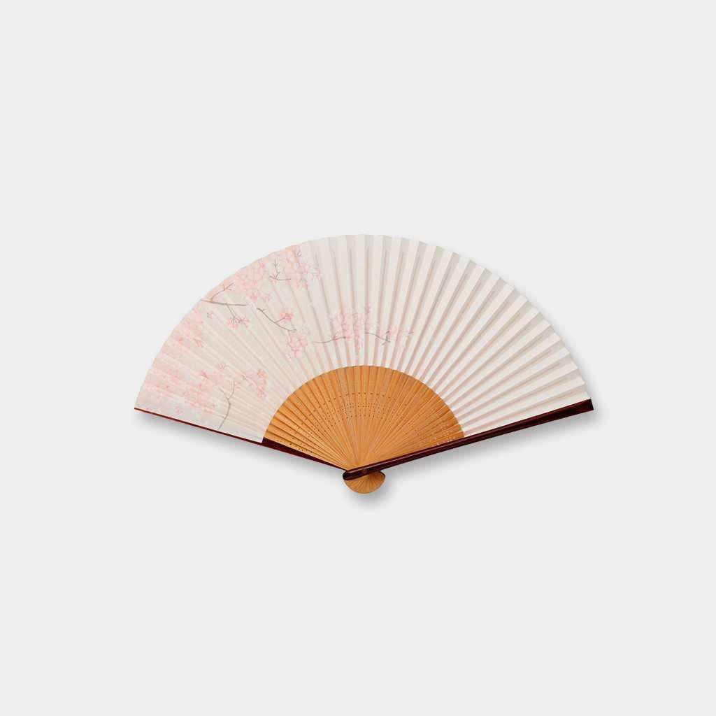 【扇子】女物 紙扇 春の桜 | 京扇子 | 大西常商店