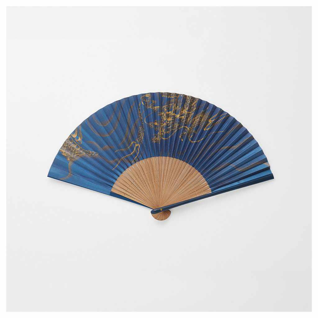 【扇子】男物 紙扇 青龍 | 京扇子 | 大西常商店