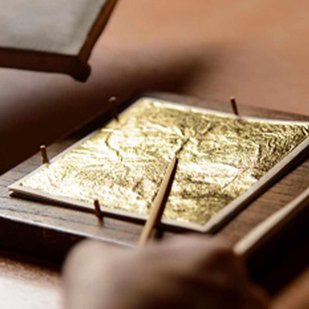 【蒔絵ボールペン 金沢箔】千羽鶴 金 日本製 伝統工芸 高級筆記具 名入れ対応