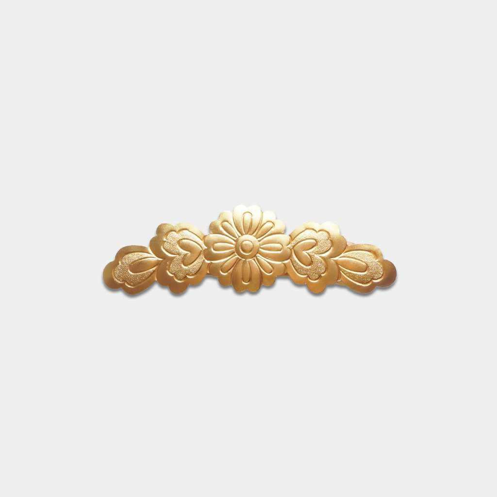 【バレッタ】宝相華打出 ゴールド | 尾張仏具