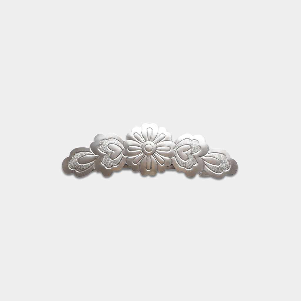 【バレッタ】宝相華打出 シルバー | 尾張仏具