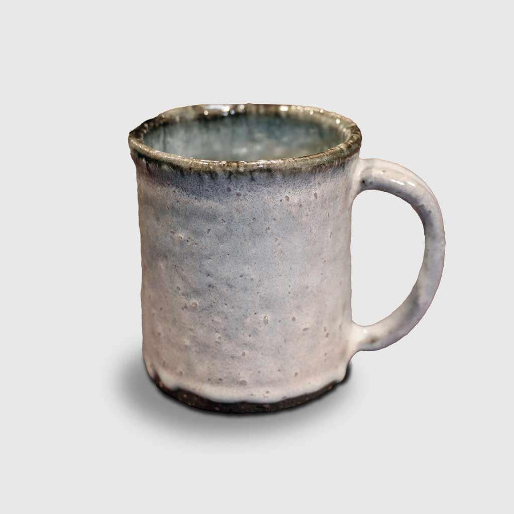 【伊賀焼】ましの窯 紫陽花釉 マグカップ