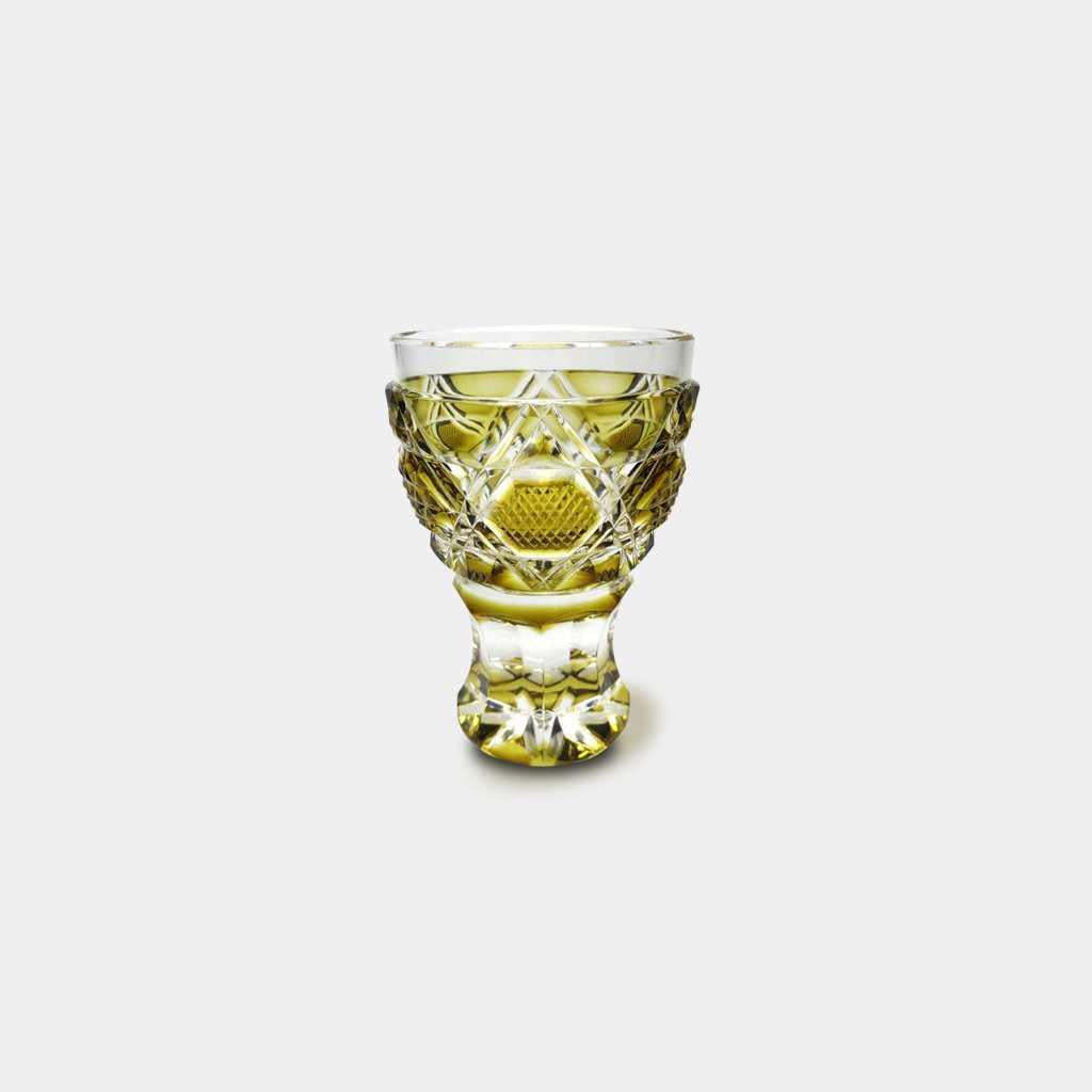 【グラス】馬上杯 (黄) | 薩摩切子 | satuma
