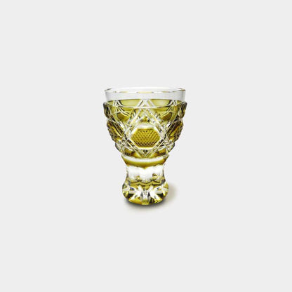 【グラス】馬上杯 (黄) | 薩摩切子 | satuma