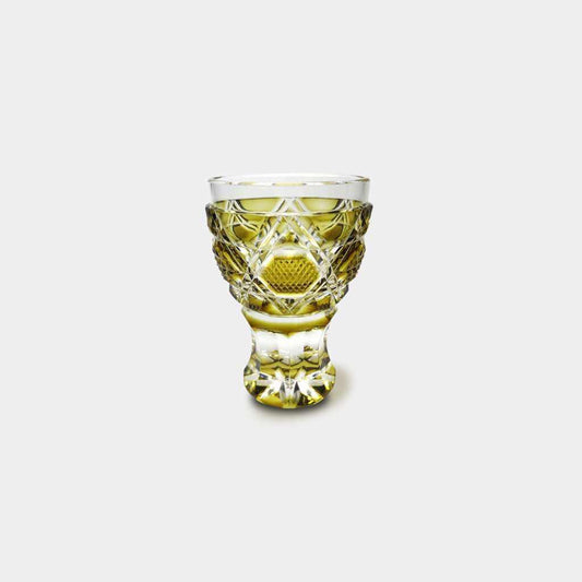 【グラス】馬上杯 (黄) | 薩摩切子 | satuma