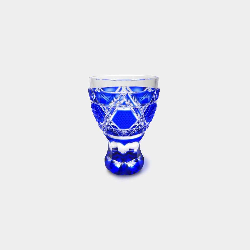 【グラス】馬上杯 (瑠璃) | 薩摩切子 | satuma